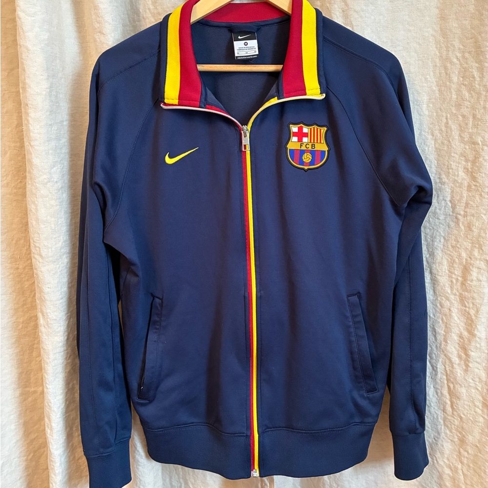 Nike Men's Navy Barcelona Warm-Up Jacket